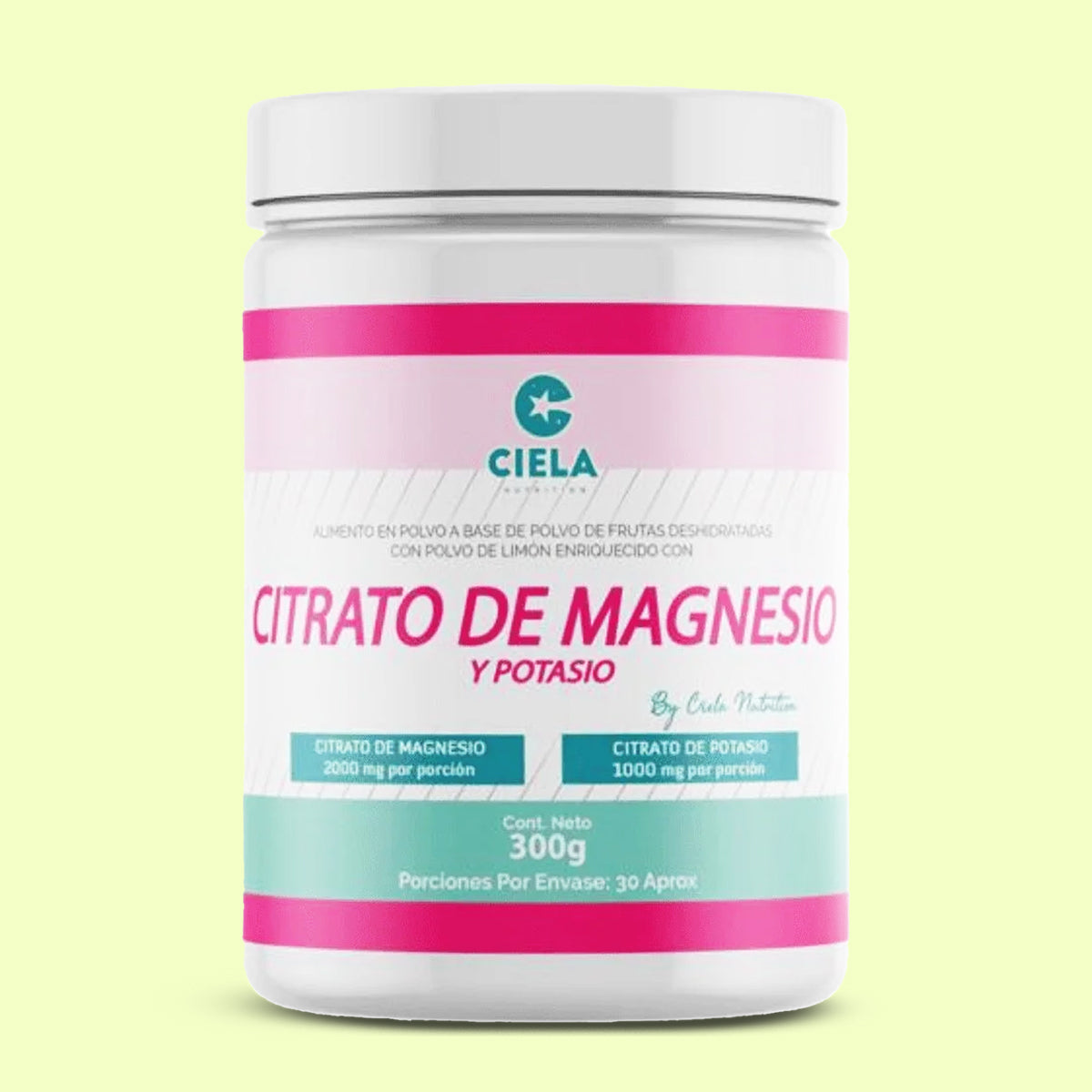 CITRATO DE MAGNESIO CON POTASIO X 300GRAMOS